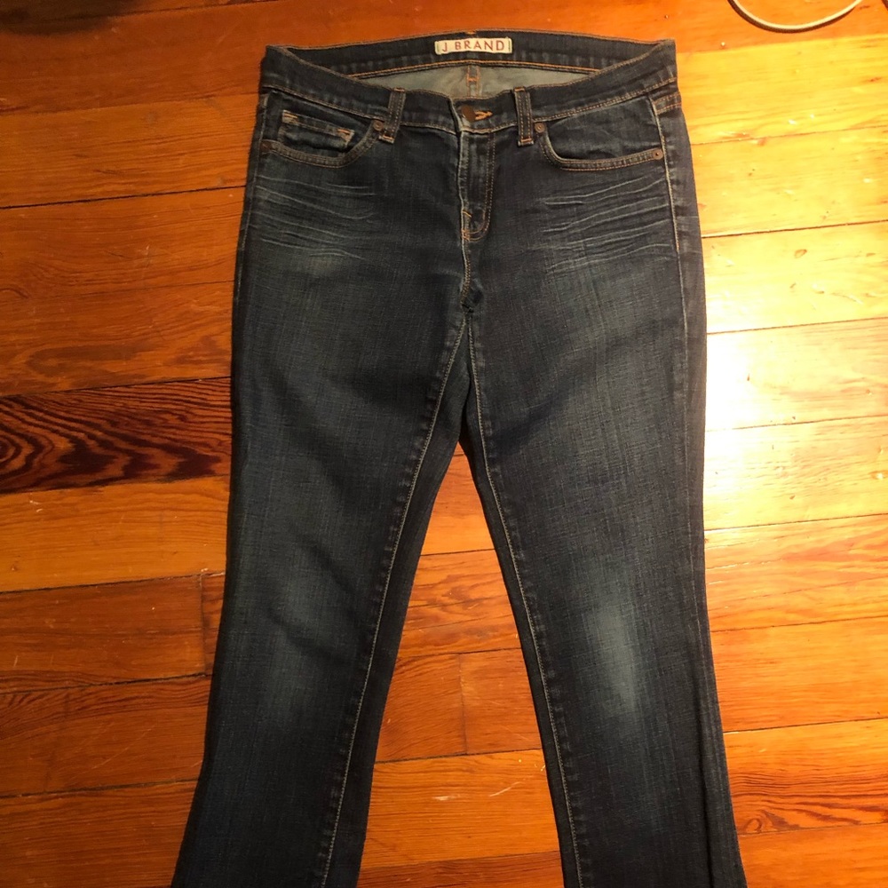 Dark wash J Brand crop Jeans